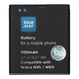 Battery for Nokia N95 / N93i / E65 1100 mAh Blue Star Premium