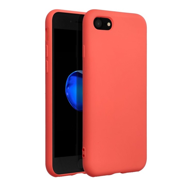 Чехол для iPhone 7 Silicone персиковый