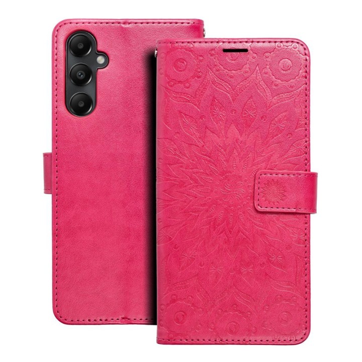 Flip case for Samsung A05s Mezzo Book mandala magenta