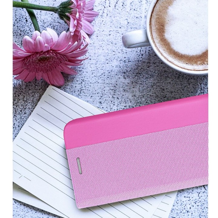 Чехол с клапаном для Samsung A10 Sensitive Book розовый