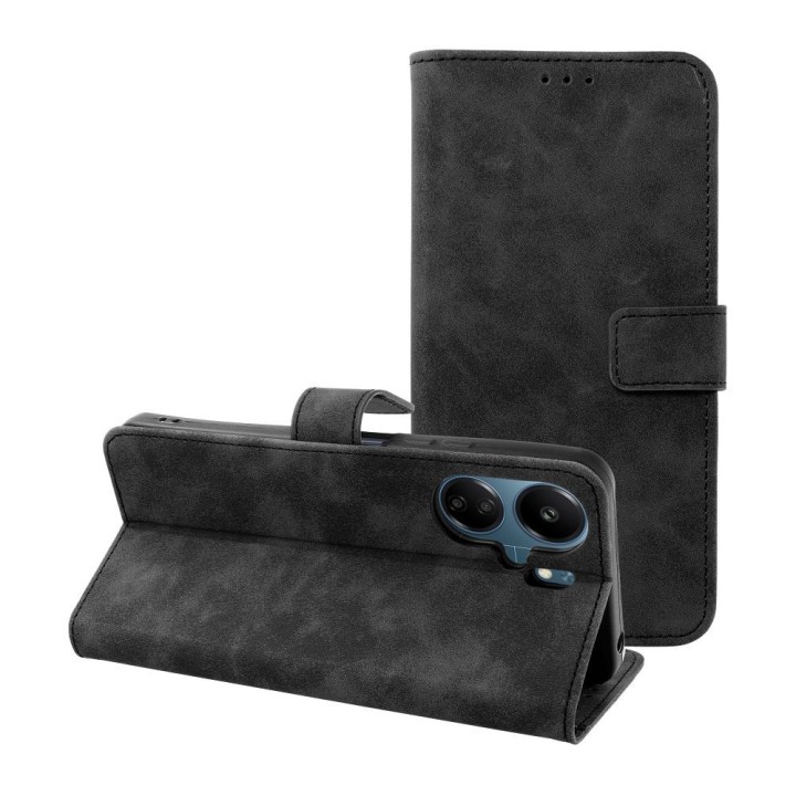 Flip case for Xiaomi Redmi 13C / Poco C65 Tender Book black