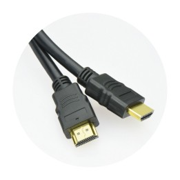 Kabel HDMI do HDMI 4K wer.1.4 AL-OEM-46 5 m czarny