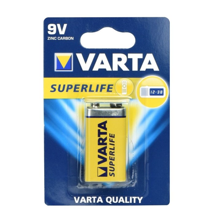 VARTA battery zinc 9V Superlife 1 pcs