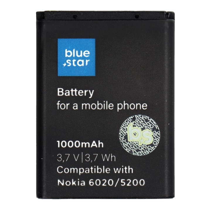 Bateria do Nokia 6020 / 5200 / 5300 / 3220 / 5140 1000 mAh Blue Star Premium
