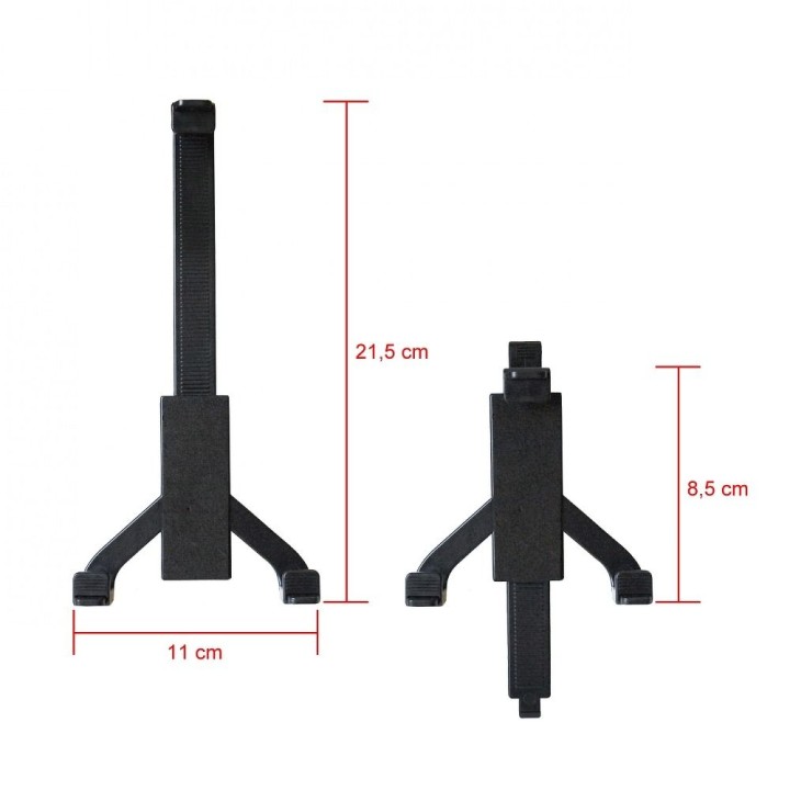 Car holder for windscreen / dashboard / headrest (tablet 7" - 10") AX-01 black