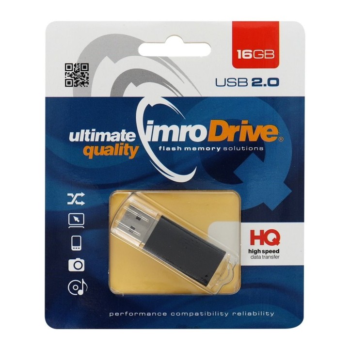 IMRO USB flash drive BLACK 16GB USB2.0