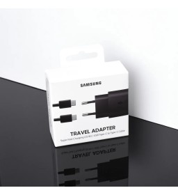 Оригінальний зарядний пристрій Samsung Fast Charger EP-TA800XBEGWW USB Typ C 3A 25W czarna blister