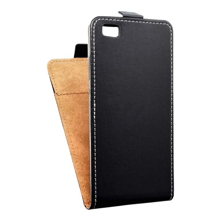 Flip case vertical for Huawei P8 LITE Slim Flexi Fresh black