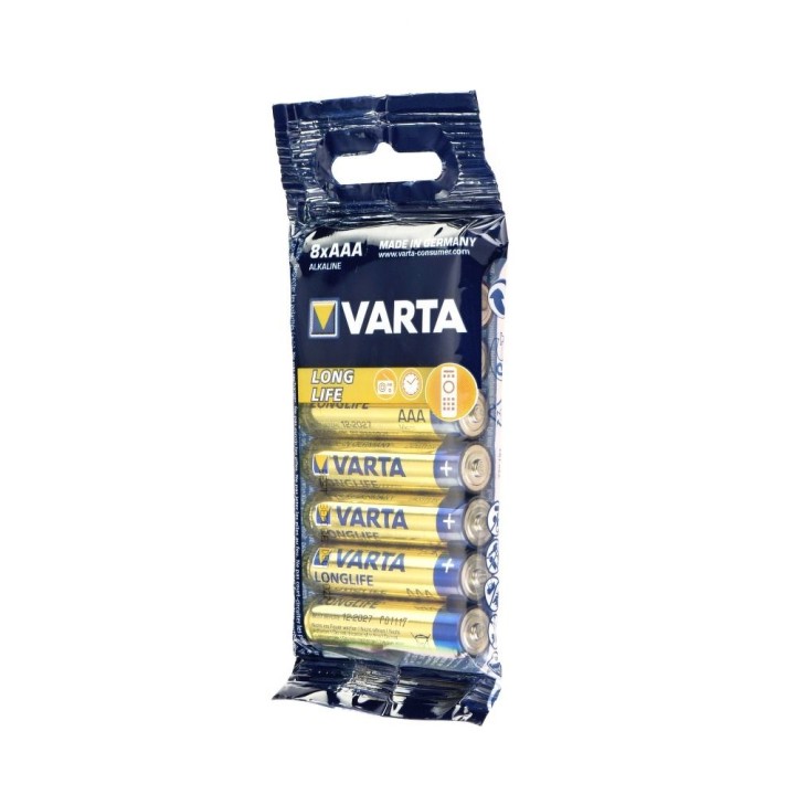 VARTA battery alkaline R3 (AAA) Longlife 8 pcs