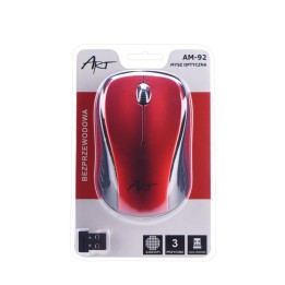 ART миша комп'ютерна бездротова 2400 dpi AM-92 червона