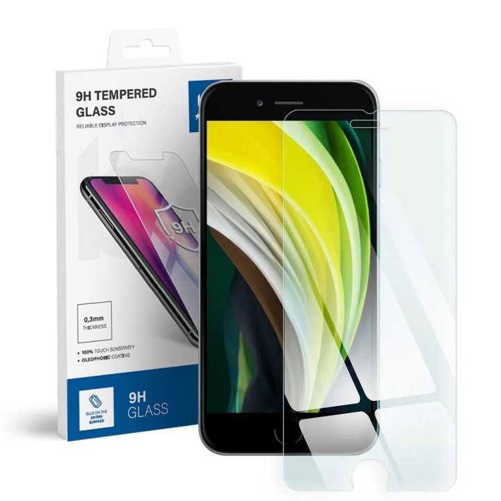 Загартоване скло для iPhone 7 / 8 / SE 2020 Blue Star