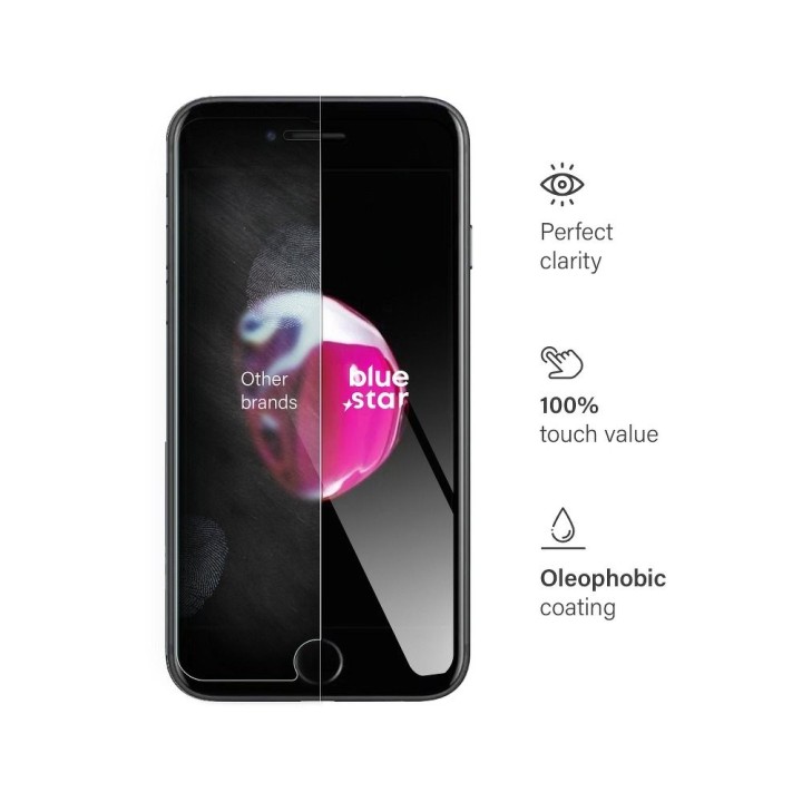 Закаленное стекло для iPhone 7 / 8 PLUS Blue Star