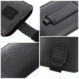 Case slide-in for phone slide-in pouch for iPhone 12 / 12 PRO / Samsung Xcover 5/ S21 5G/ NOTE/NOTE 2/NOTE 3 Deko black