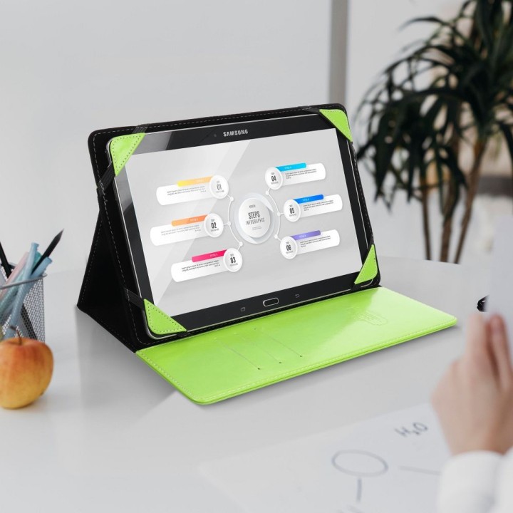 BLUN universal case for tablet 8" (UNT) lime