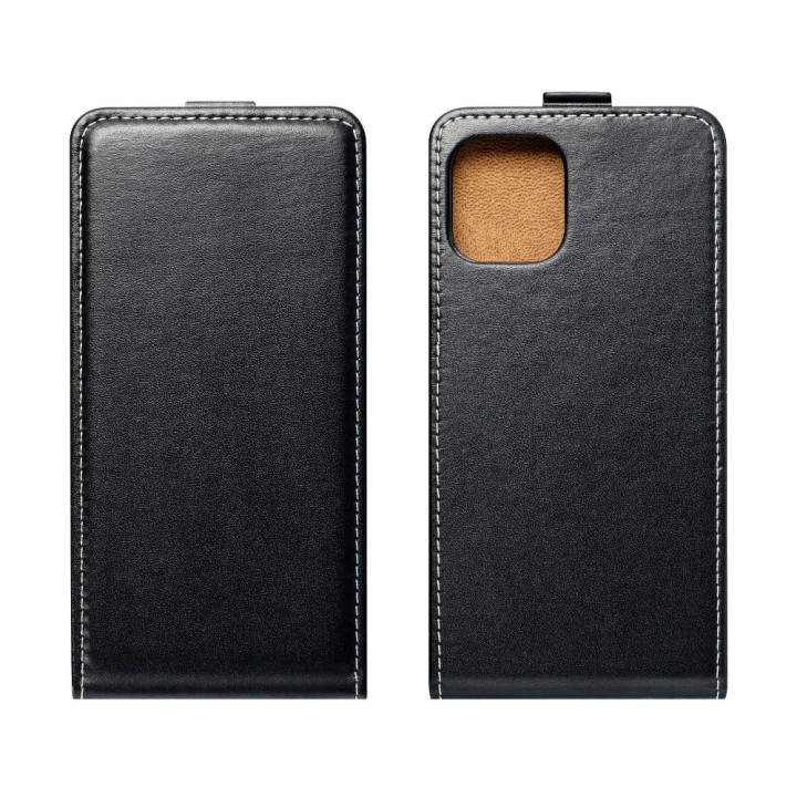 Чехол с клапаном вертикальный для Nokia 230 Slim Flexi Fresh черный