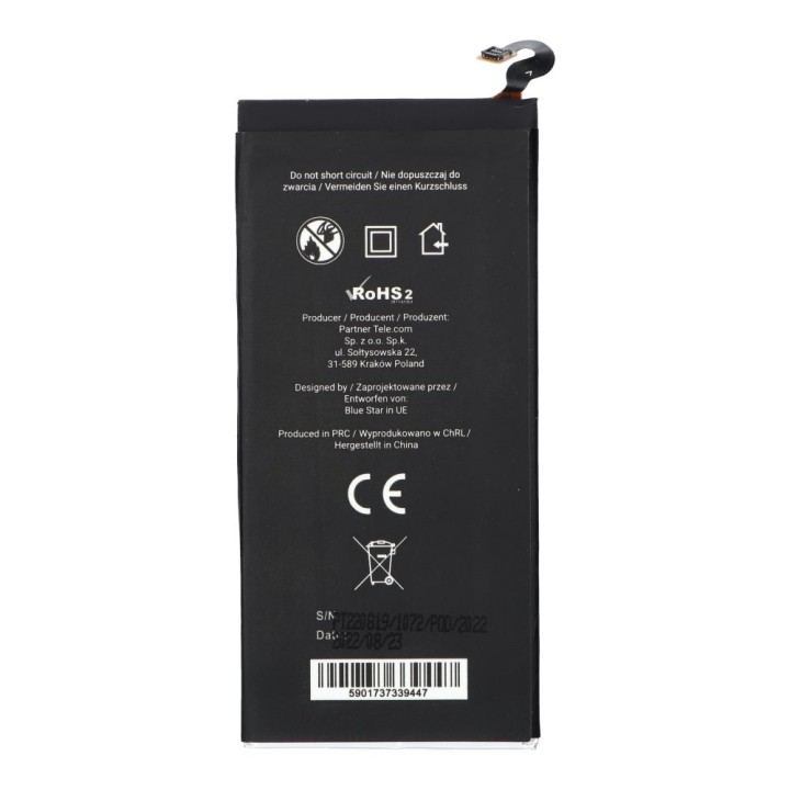 Акумулятор для Samsung S6 2550 mAh Blue Star Premium