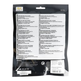Kabel HDMI do HDMI 4K 60Hz High Speed with Ethernet wer. 2.0 BLISTER 3 m czarny