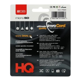 IMRO карта пам'яті microSD 2GB з адаптером SD