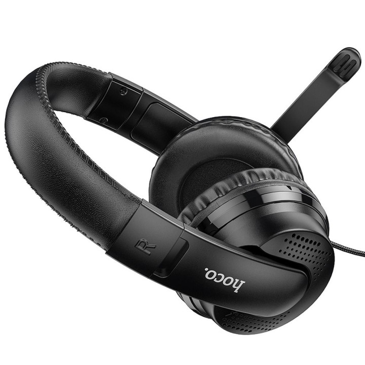 Навушники дротові накладні Jack 3,5 mm Hoco W103 чорні