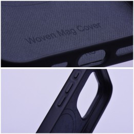 Чохол для iPhone 14 PLUS Woven Mag Cover сумісний з MagSafe чорний