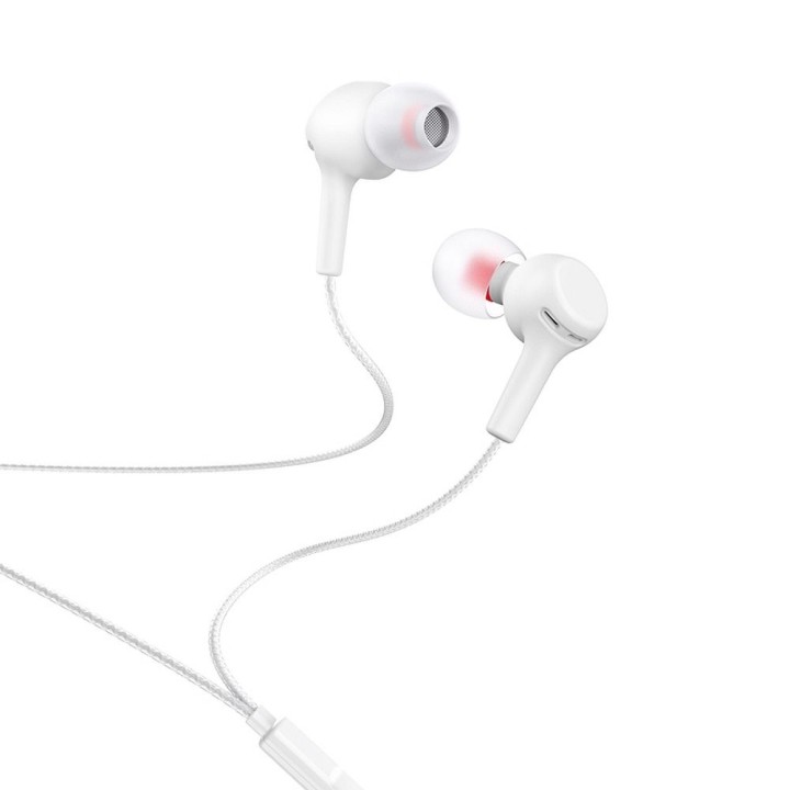 Headphones wired in-ear Jack 3,5 mm Hoco M78 white