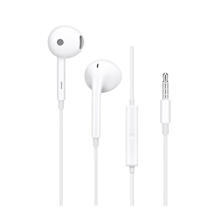 Original wired in-ear headphones Jack 3,5 mm Oppo MH135 bulk white