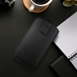 Etui wsuwane na telefon wsuwka do iPhone 6 PLUS / 7 PLUS / 8 PLUS / XS MAX / 11 PRO MAX/ Samsung S10+/A10/A32/A50 Deko czarne