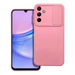 Чехол для Samsung A15 5G / A15 4G Slide светло-розовый