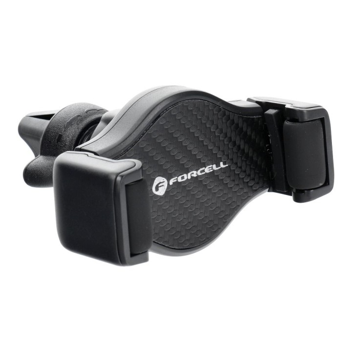 Phone holder for car universal Forcell F-Grip Carbon H-CF509 for the air vent black