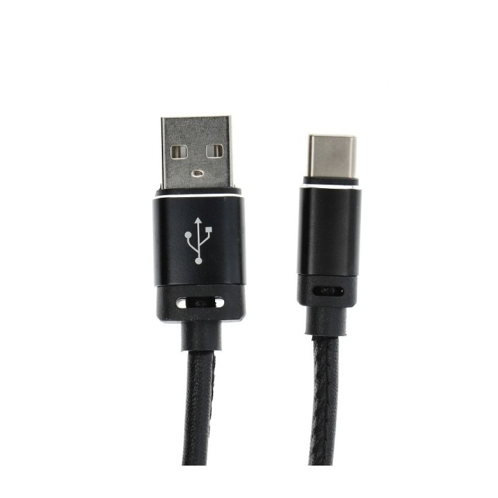 Cable USB A to Type C 2.0 C366 (long tip 8mm) 1 m black