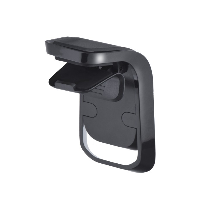 Uchwyt na telefon do samochodu uniwersalny Forcell F-Grip Carbon B060 do kratki czarny