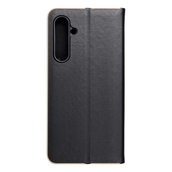 Etui z klapką na Samsung S23 FE Luna Book Gold czarne