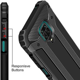 Чохол для Xiaomi Redmi Note 9S / 9 PRO Armor чорний