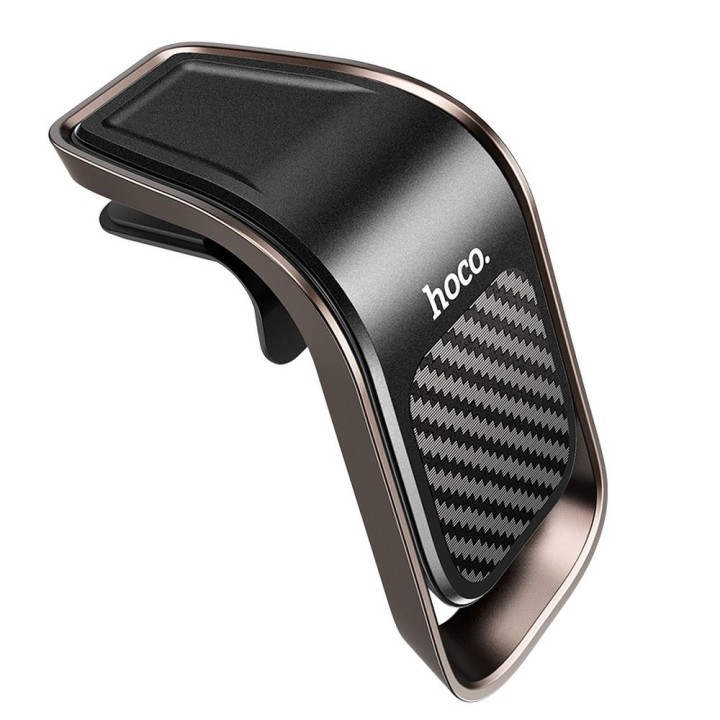 Magnetic car phone holder Hoco for air vent CA74 black-grey