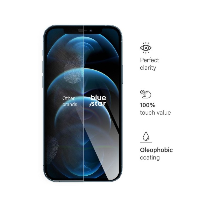 Tempered glass for iPhone 12 PRO MAX Blue Star