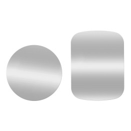 Blaszki for holder magnetic silver