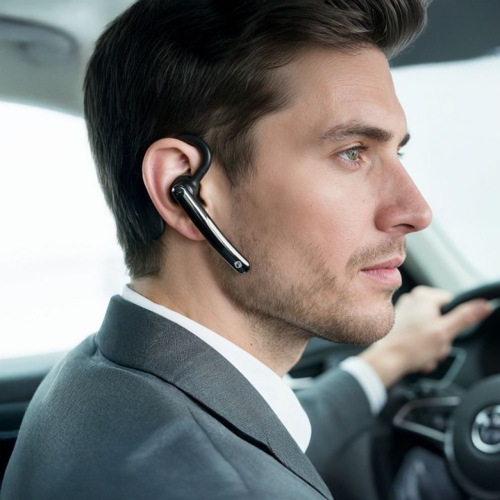 Wireless headset mono (ENC, Multipoint, BT 6.0 + EDR, 90mah) FORCELL Orion Slim black 0INT