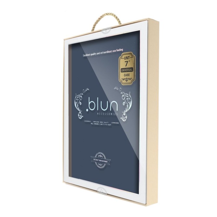 BLUN universal case for tablet 8" (UNT) blue