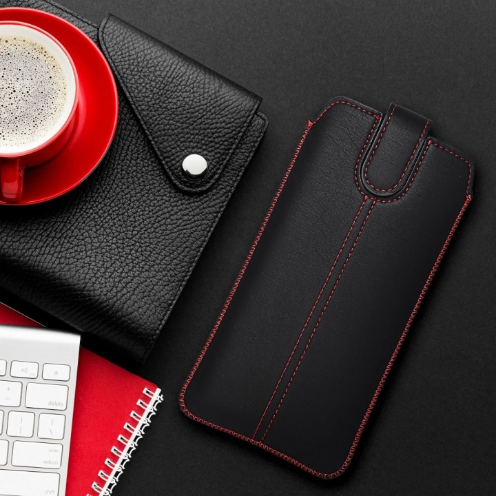 Etui wsuwane na telefon wsuwka do Samsung I9100 Galaxy S2/i9000/S8600 Wave 3 Ultra Slim M4 czarne
