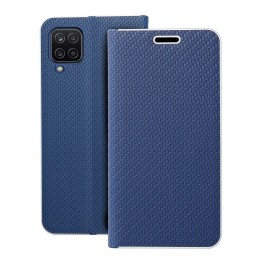 Flip case for Samsung A12 / M12 Luna Book Carbon blue