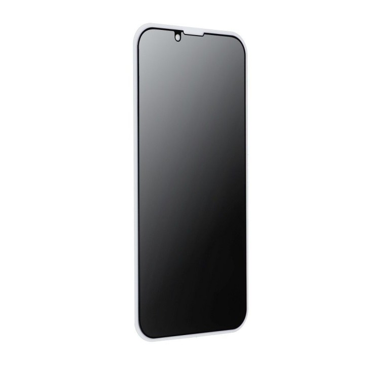 Закаленное стекло 5D Full Glue для iPhone 14 PRO MAX Tempered Glass (Privacy) черное