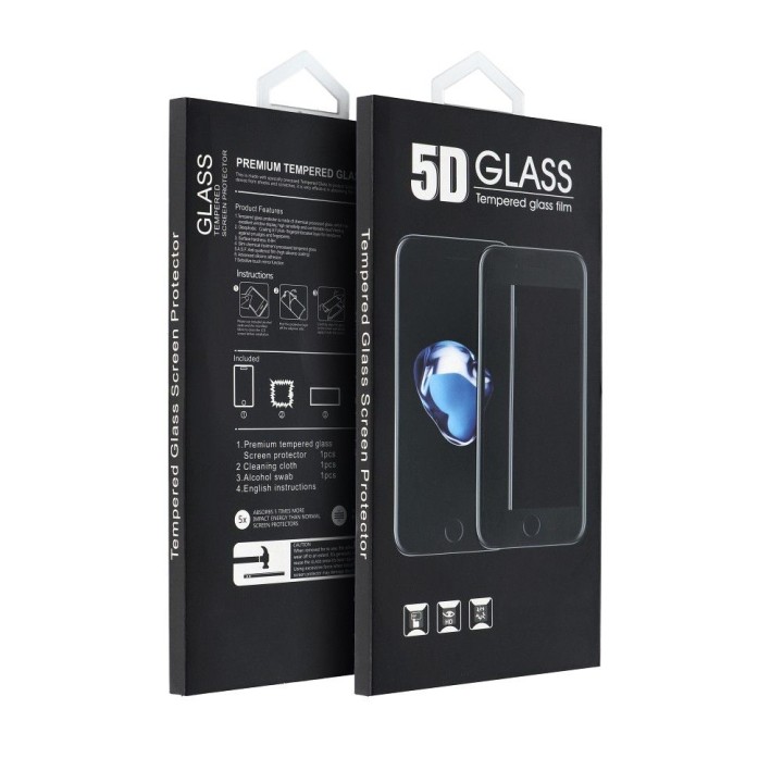 Tempered glass 5D Full Glue for iPhone 14 PRO MAX Tempered Glass (Privacy) black