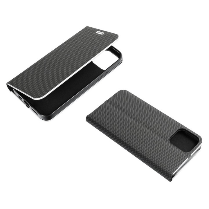 Flip case for Xiaomi Redmi 9AT / Redmi 9A Luna Book Carbon black