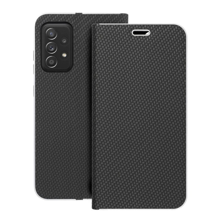 Flip case for Samsung A52 5G / A52 LTE ( 4G ) / A52s 5G Luna Book Carbon black
