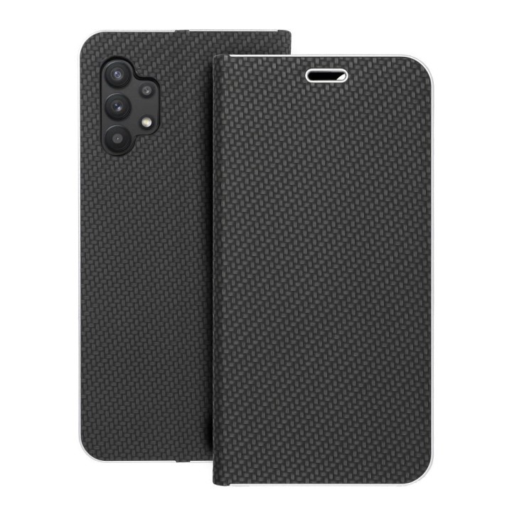 Flip case for Samsung A32 5G Luna Book Carbon black