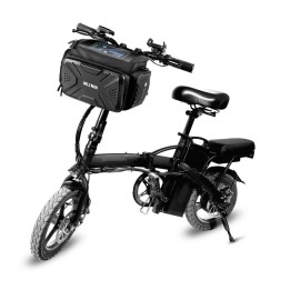 WILDMAN pannier bag bike for the steering wheel for zipper GS6 4L ( 4" - 7") black