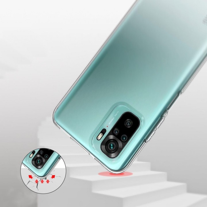 Case for Xiaomi Redmi Note 10 / 10S Clear Case 2 mm Box transparent