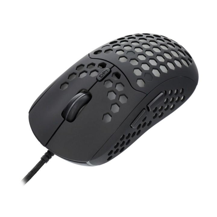 ART wired computer mouse USB A 6400 dpi backlit AM-99 black