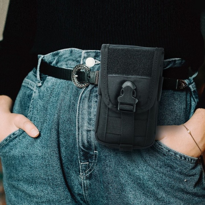 Case Travel for phone / power bank for paska / backpack black