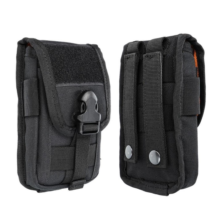 Etui Travel na telefon / powerbank do paska / plecaka czarne